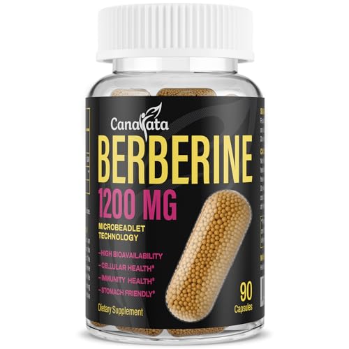 Berberine Supplement 1200mg Berberine HCL - High Bioavailability Microbeadlet Complex Canarata Au supplements