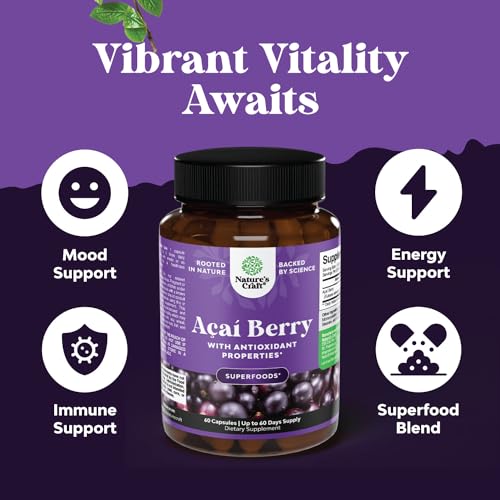 Natural Acai Berry Weight Loss Supplement Detox Products Antioxidant Superfood Natures Craft Au supplements