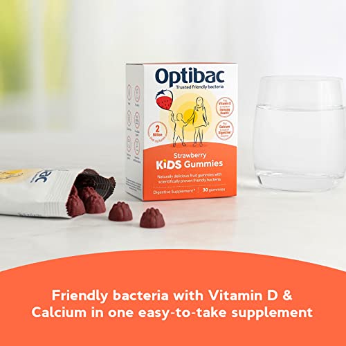 Optibac Kids Probiotic with Vitamin D & Calcium for Immune System Support & Gut Health OptiBac Au supplements