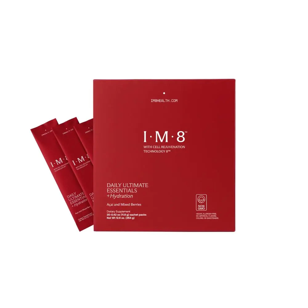 IM8 Daily Ultimate Essentials All-in-One Multivitamin Supplement, 92 Nutrient Rich Ingredients CoQ10, Probiotics, Vitamins, Greens, Gluten Free, Vegan, IM8 uk supplements