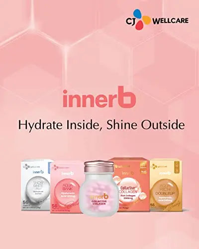 Innerb Aqua Bank (28 Servings, 4 Weeks) - Premium Korean Skincare Supplement CJwellcare uk supplements