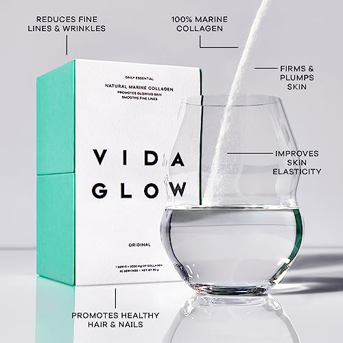 Vida Glow - Natural Hydrolysed Marine Collagen Sachets | Promotes Glowing Skin + Smooths Fine Lines Vida Glow Au supplements