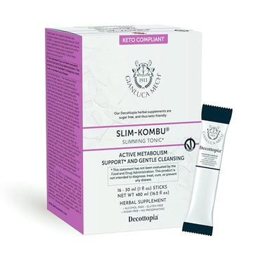 Gianluca Mech - Slim-Kombu, Keto Compliant Slimming Tonic, Gluten Free Dietary Supplement GIANLUCA MECH SpA Au supplements