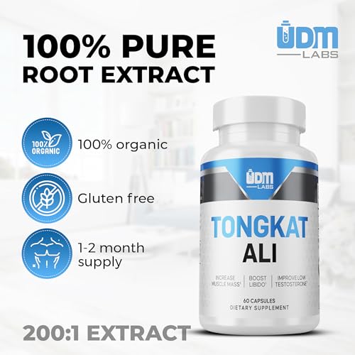 UDMLABS TonAli Capsules | 200:1 Extract | 60 Capsules GenericUS supplements