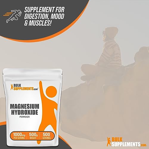 BulkSupplements.com Magnesium Hydroxide Powder - Magnesium Supplement BULKSUPPLEMENTS.COM Au supplements