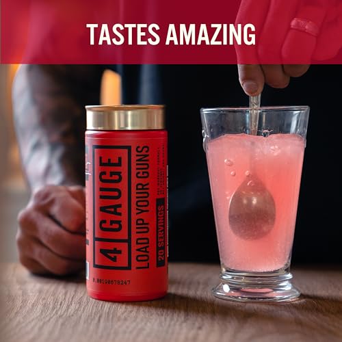 4 Gauge Natural Preworkout Without The Jitters | 30 Servings | Nitric Oxide Booster 4 Gauge Au supplements