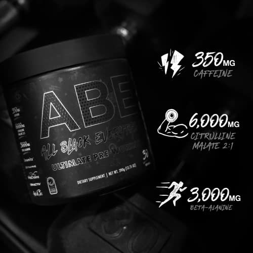 ABE Pre Workout Powder - All Black Everything Pre Workout Energy Drink with Citrulline ABE all black everything Au supplements