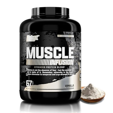 Nutrex Research Whey Protein Powder, Vanilla Muscle Infusion Whey Isolate w/EAA Nutrex Research Au supplements