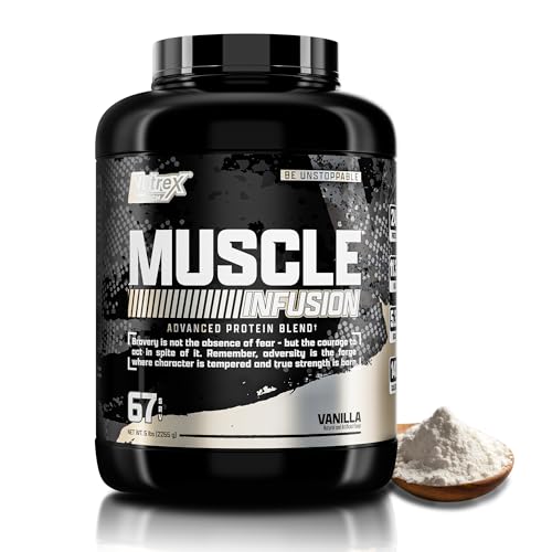 Nutrex Research Whey Protein Powder, Vanilla Muscle Infusion Whey Isolate w/EAA Nutrex Research Au supplements
