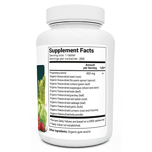 Dr. Berg's Greens Superfood Cruciferous Vegetable Tablets - Vegetable Supplements Dr. Berg Nutritionals Au supplements
