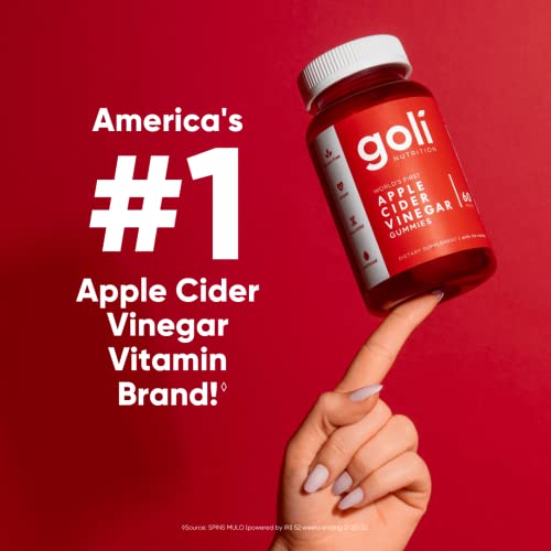 Goli Nutritional Supplement, Apple Cider Vinegar Gummy Vitamins - 300 Count - Vitamins B Goli Au supplements