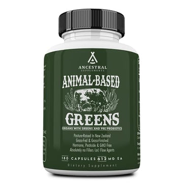 Ancestral Supplements Greens Powder Capsules, Organic Superfood Ancestral Supplements Au supplements