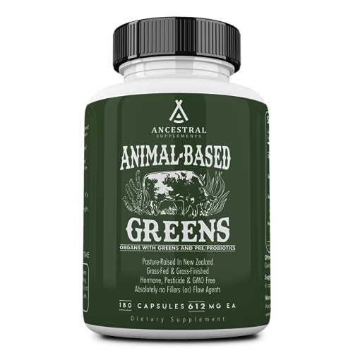 Ancestral Supplements Greens Powder Capsules, Organic Superfood Ancestral Supplements Au supplements