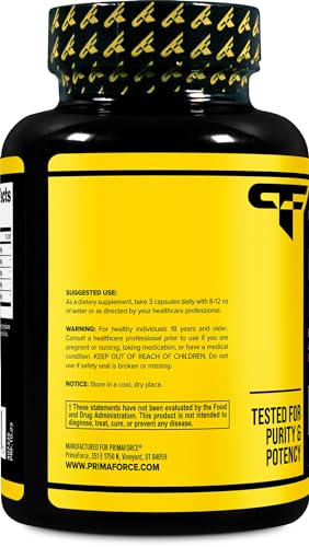 Primaforce Nitric Oxide Booster (2,250mg, 120 Capsules) - 40 Servings of Our High Potency Primaforce Au supplements