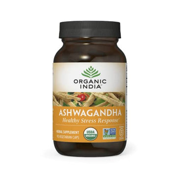ORGANIC INDIA Ashwagandha Herbal Supplement - Vegan, Gluten-Free, Kosher ORGANIC INDIA Au supplements
