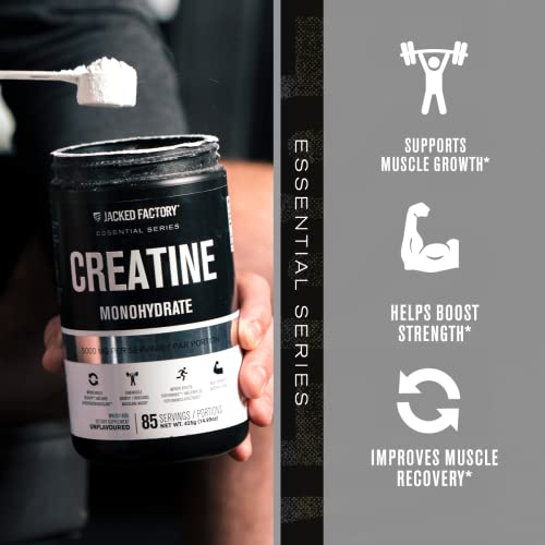 Jacked Factory Creatine Monohydrate Powder 425g - Creatine Supplement for Muscle Jacked Factory Au supplements