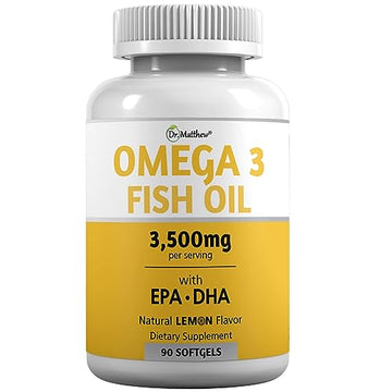 Burpless Fish Oil Pills. Triple Strength Omega 3 Fish Oil Burpless. EPA DHA Omega 3 Supplement Dr. Matthew Au supplements