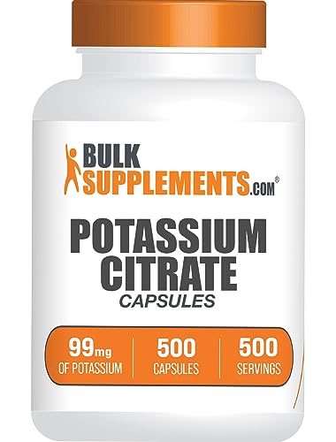 BulkSupplements.com Potassium Citrate Capsules - Potassium Supplement, Potassium BULKSUPPLEMENTS.COM Au supplements
