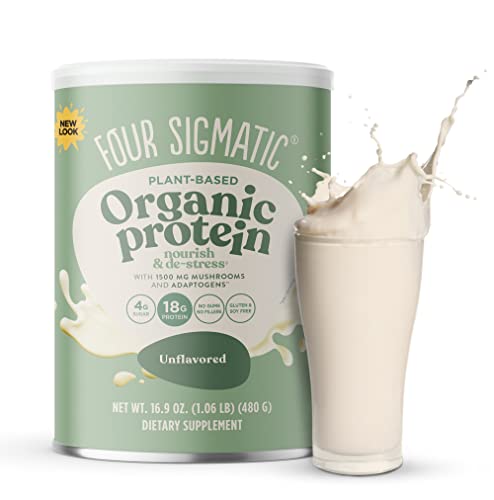 Four Sigmatic Organic Plant-Based Protein Powder Unflavored Protein with Lion’s Mane Four Sigmatic Au supplements