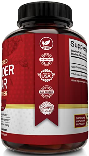 Apple Cider Vinegar Capsules with The Mother - 120 Vegan ACV Pills NutriFlair Au supplements