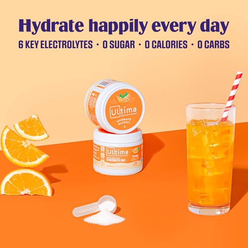 Ultima Replenisher Daily Electrolyte Drink Mix – Orange, 30 Servings – Hydration Powder Ultima Replenisher Au supplements