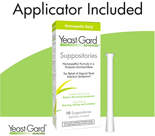 YeastGard Advanced Homeopathic Yeast Infection Vaginal Suppositories - 10 count Box Yeast-Gard Au supplements