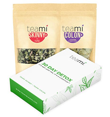 Teami® 30-Day Detox Tea Pack: All-Natural Teatox Kit with Teami Skinny & Teami Colon Teami Au supplements