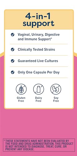 Renew Life Women's Probiotic Capsules, 50 Billion CFU Guaranteed, Supports Vaginal, Urinary Renew Life Au supplements