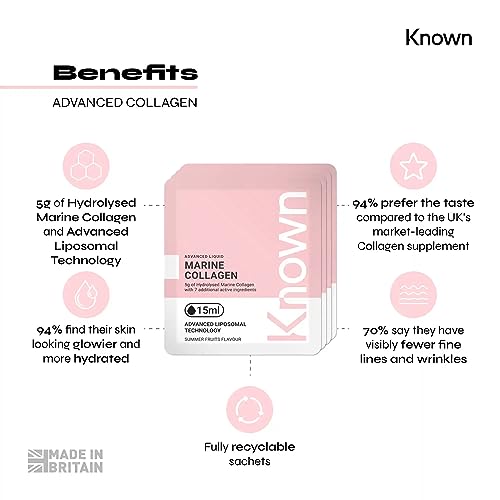 Advanced Collagen Supplement by Known Nutrition with Vitamin C | Liposomal Technology Known Au supplements