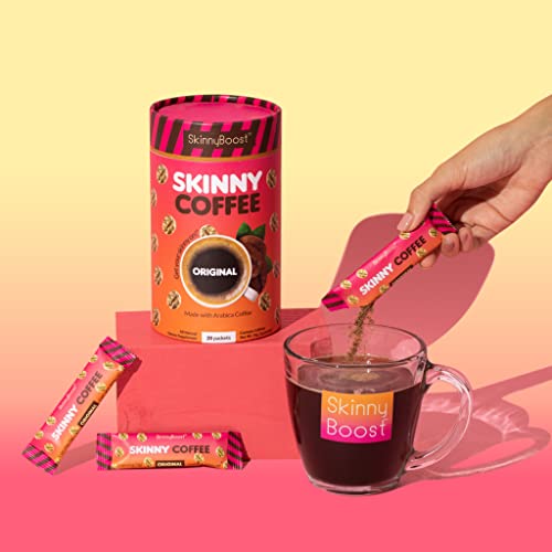 Skinny Boost Skinny Coffee- (Unflavored) Instant Sticks Made with Arabica Coffee, Garcinia SkinnyBoost Au supplements