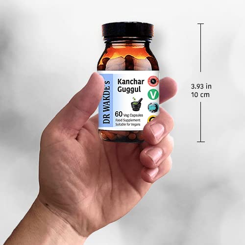 DR WAKDE's Kanchnar Guggul (60 Veg Caps, Ayurvedic Supplement, Vegan, Herbal, Natural, Made in the UK) DR WAKDE's Au supplements