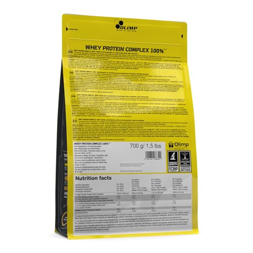 Olimp Whey Protein Complex 100% (700 g) - White Chocolate with Raspberry OLIMP SPORT NUTRITION Au supplements