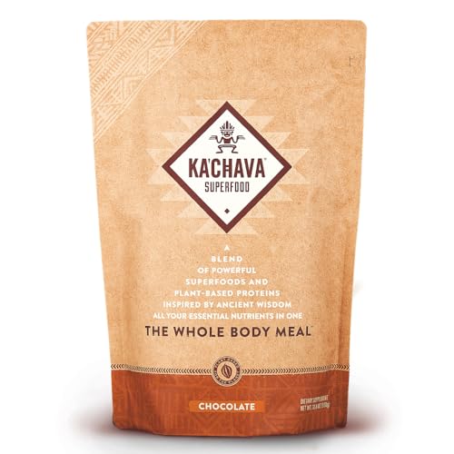Ka’Chava All-In-One Nutrition Shake Blend, Chocolate, 85+ Superfoods, Nutrients & Plant Ka'Chava Au supplements