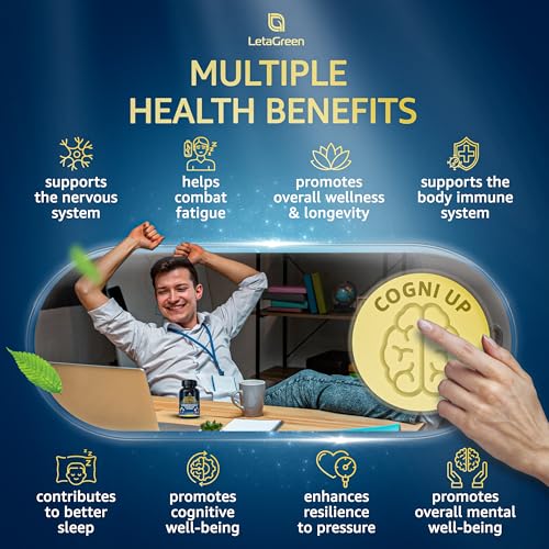 LetaGreen Organic Lions Mane Supplement Capsules - 120 Real Mushrooms Lion's Mane LetaGreen Au supplements
