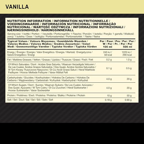 Optimum Nutrition High Protein Shake Bottles, Ready To Drink Healthy Snacks, No added Optimum Nutrition Au supplements