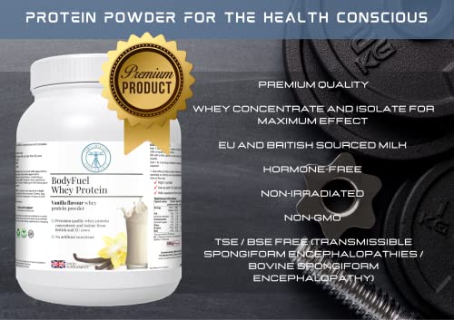 Complementary Supplements - BodyFuel Whey Protein Isolate & Concentrate Vanilla Flavour Complementary Supplements Au supplements