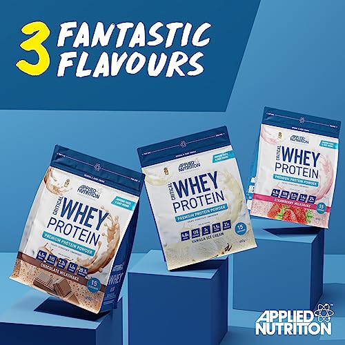 Applied Nutrition Critical Whey Protein Powder 450g - High Protein Powder, Protein Milkshake Applied Nutrition Au supplements