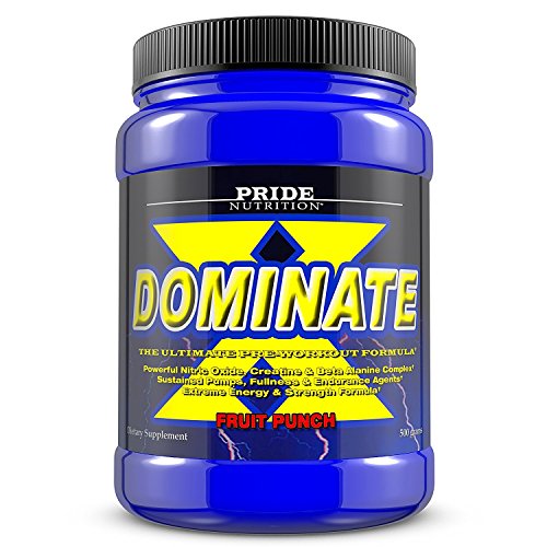 Pride Nutrition Dominate X Pre Workout Supplement - 500g Nitric Oxide & Creatine Pre Pride Nutrition Au supplements