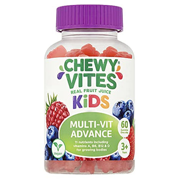 Chewy Vites Kids Multivitamin Advance 60 Gummy Vitamins | 11 Essential Nutrients CHEWY VITES Au supplements