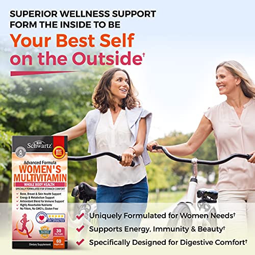 Multivitamin for Women with Vitamin D3 - Multivitamins for Bone Breast Skin Joint BioSchwartz Au supplements