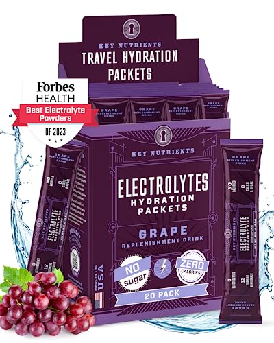 KEY NUTRIENTS Multivitamin Electrolytes Powder Packets - Fruity Grape 20 Pack KEY NUTRIENTS Au supplements