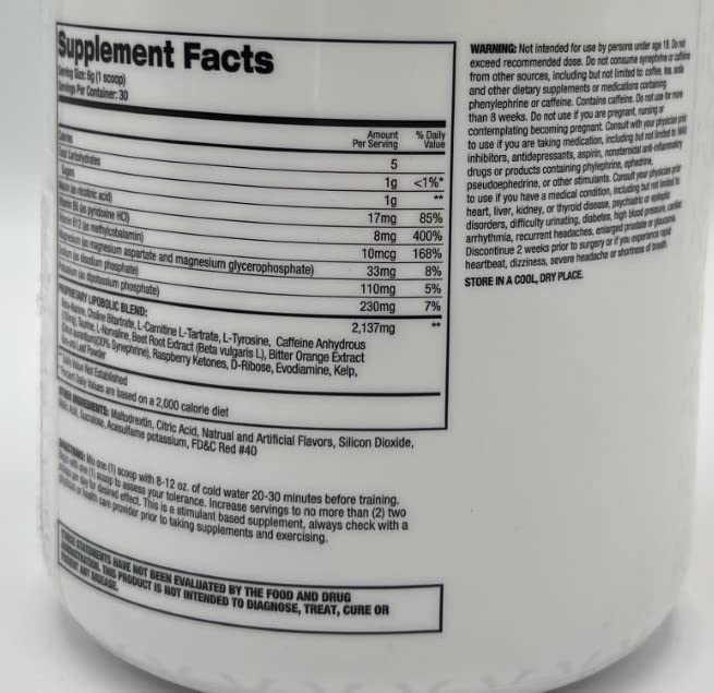 Top Secret Nutrition Cardio Igniter Pre-Workout Supplement with Beta-Alanine, L-Carnitine Top Secret Nutrition Au supplements