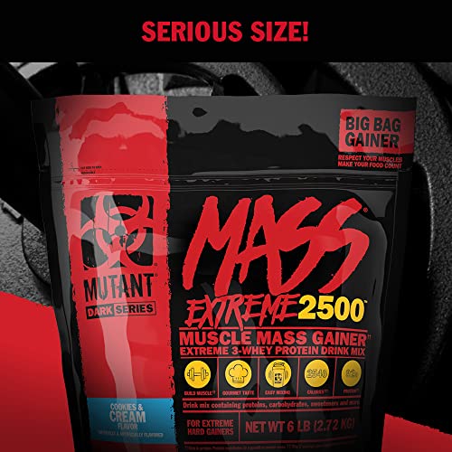 Mutant Mass Extreme Gainer Whey Protein Powder, Build Muscle Size & Strength with High Mutant Au supplements