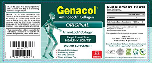 GENACOL Joint Supplement Collagen Pills for Joint Support - 270 Premium Collagen Genacol Au supplements