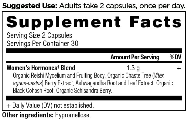 Ancient Nutrition Women's Hormones, Helps Reduce Stress, Supports Energy, Hormone Balance, Gluten Free, Paleo and Keto Friendly, 60 Capsules Ancient Nutrition Au supplements