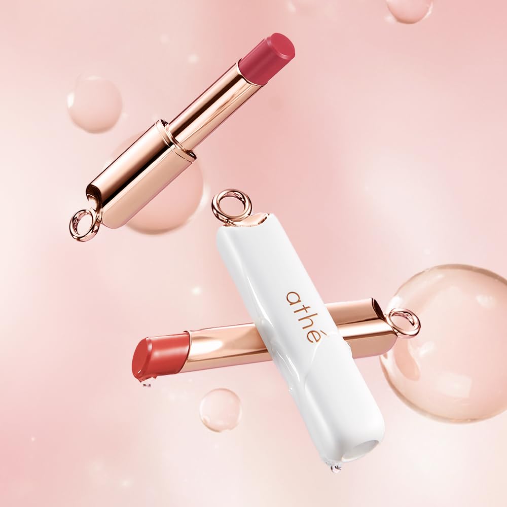athé Everyday Tinted Lip Set – Tinted Lip Balm Stick with Madecassoside, Ceramide & Squalane, Includes Lip Pouch | Hydrating, Non-Sticky, Vegan K-Beauty Lip Care ATHÉ Au supplements