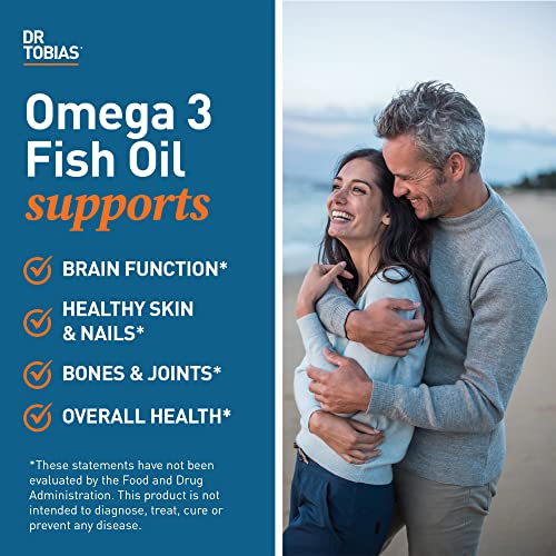 Dr. Tobias Omega 3 Fish Oil, 800 mg EPA 600 mg DHA Omega 3 Supplement for Heart Dr. Tobias Au supplements