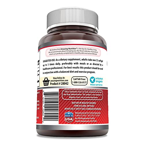 Amazing Formulas CLA | Conjugated Linoleic Acid Supplement | 1250 Mg | 120 Softgels Amazing Nutrition Au supplements