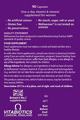 Vitabiotics Wellwoman Original - 90 Capsules Wellwoman Au supplements